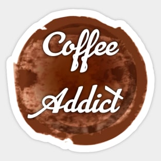 Coffee Addict Sticker